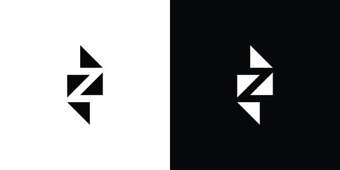 Modern and sophisticated letter Z initials logo design