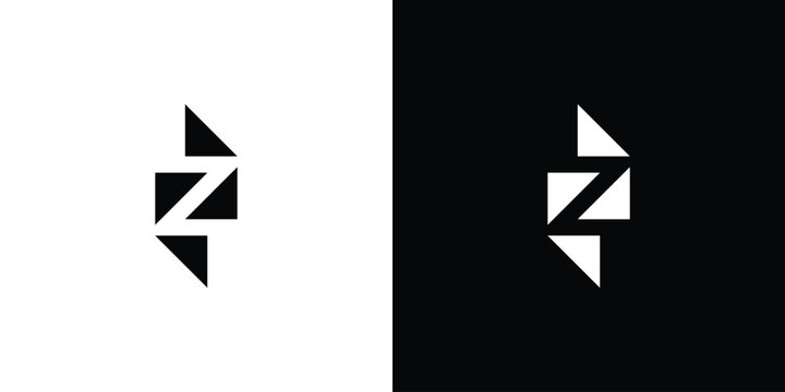 Modern and sophisticated letter Z initials logo design