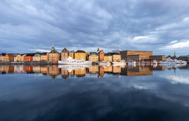 Stockholm Gamla stan in morning light