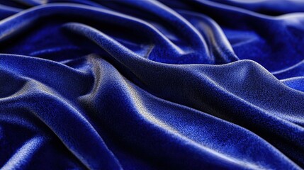 Close-up of luxurious velvet fabric showing its texture.