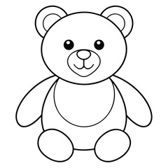 Fototapeta premium Koala in doodle simple style on white background