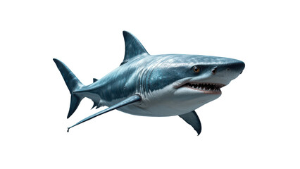 Fototapeta premium shark isolated on transpraent png