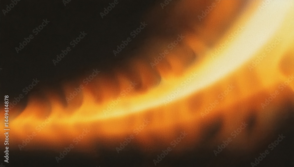 Poster abstract fiery gradient background with glowing orange and black tones for web design, branding, dig