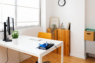 Doctor's office. Interior room of medical consultation at hospital. Health care concept