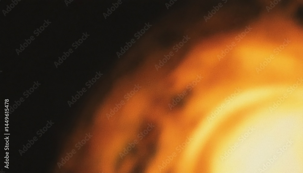 Poster abstract fiery gradient background with glowing orange and black tones for web design, branding, dig