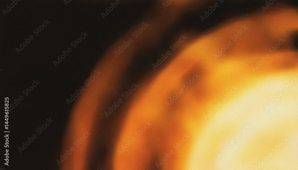 Poster abstract fiery gradient background with glowing orange and black tones for web design, branding, dig