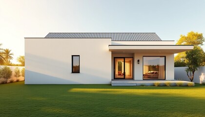 Modern home exterior