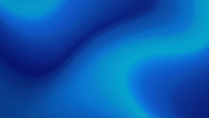 Abstract blue waves of light flow in a smooth, digital motion pattern