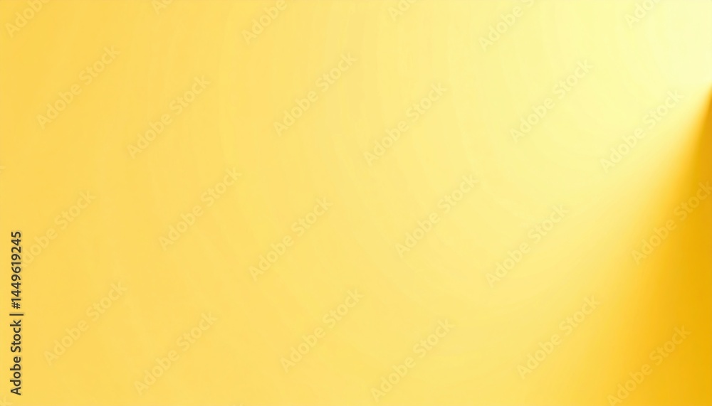Poster bright yellow background abstract design digital art studio setting close-up view minimalist concept