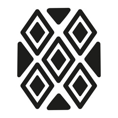 Fototapeta premium Aztec icon vector set. Aztec symbol illustration sign. Indian symbols.