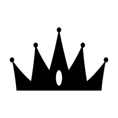 Crown vector icon. King illustration sign. Queen symbol. monarchy mark.
