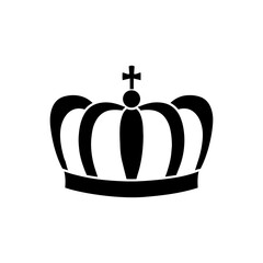 Crown vector icon. King illustration sign. Queen symbol. monarchy mark.
