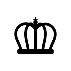 Crown vector icon. King illustration sign. Queen symbol. monarchy mark.