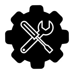 Technical support icon vector. Service station illustration sign. Engineer symbol. Maintenance logo.