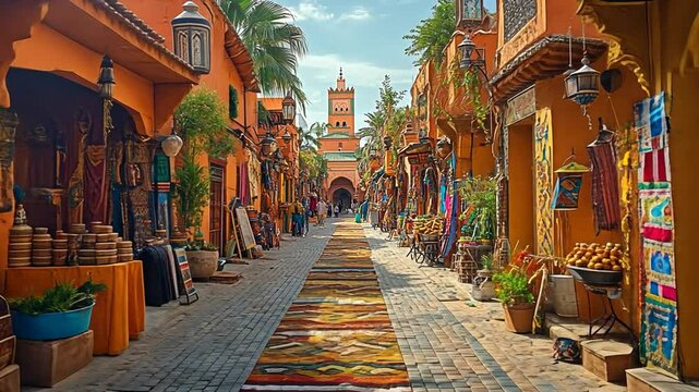 Exploring the vibrant Marrakech souks, A journey through Moroccan culture and architecture