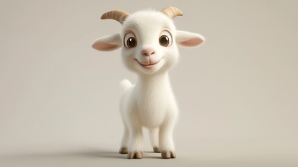 Cute cartoon goat (7)