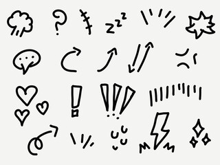 Collections of comic expression element