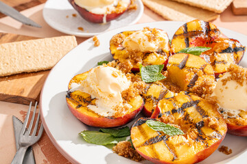 Grilled Peaches