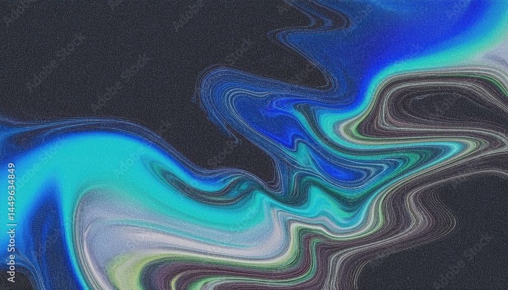 Poster fluid neon swirl abstract background for web design, branding, digital art, and print media – vibran