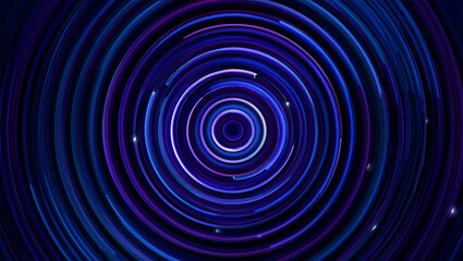 Abstract blue spiral vortex on a spiral background