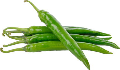 Green Chillie Isolated From Background
