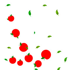 vector illustration of an apple