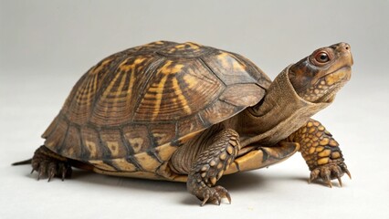 Box Turtle on studio background