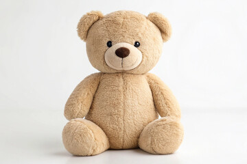 Obraz premium Brown Plush Teddy Bear Toy for Baby