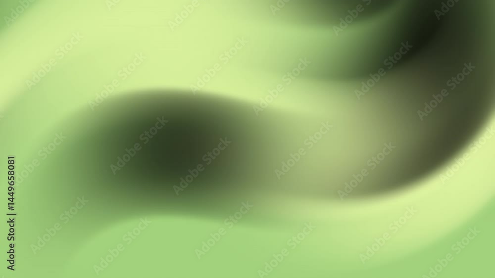 Aufkleber a soft green abstract gradient with gentle curves and a smooth, blurred effect.