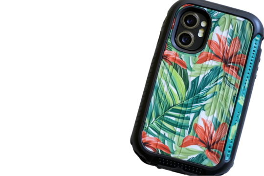 Tropical Floral Phone Case Design