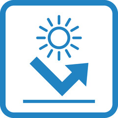 UVカットのアイコンイラスト