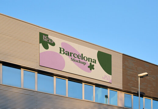 Storefront Poster Ad Mockup