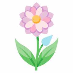 Spring Easter Flower Clipart Vector Illustration for Seasonal and Creative Design Projects