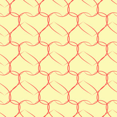 Abstract colorful seamless pattern with wavy line