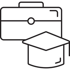Education Line Icon