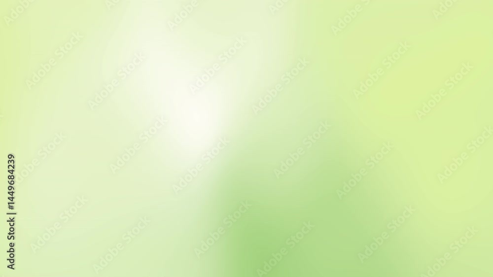 Poster a soft green abstract blurred background with gentle gradient tones evoking calm and freshness.