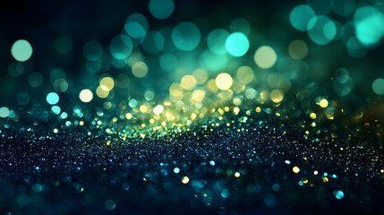 Abstract particle shimmering background flying green particles wallpaper particles bokeh background flowing particles flow background sparkle dots background green bokeh background image