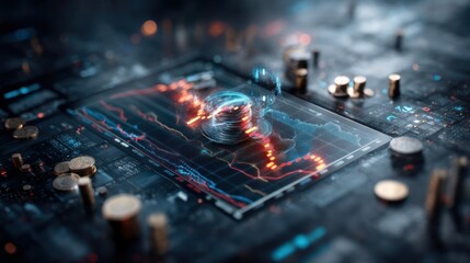 Digital financial data visualization