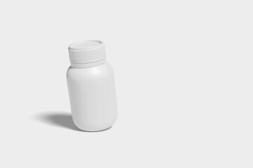 Supplement Bottle Mockup