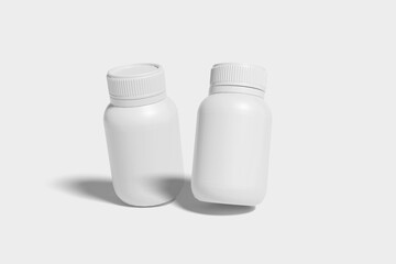 Supplement Bottle Mockup