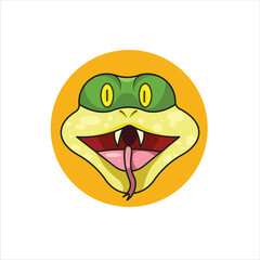 Chicken Head Icon - Colored Illustration Style
