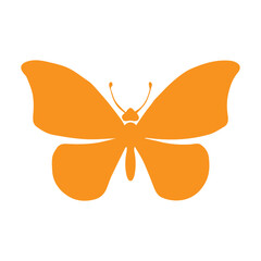orange butterfly icon