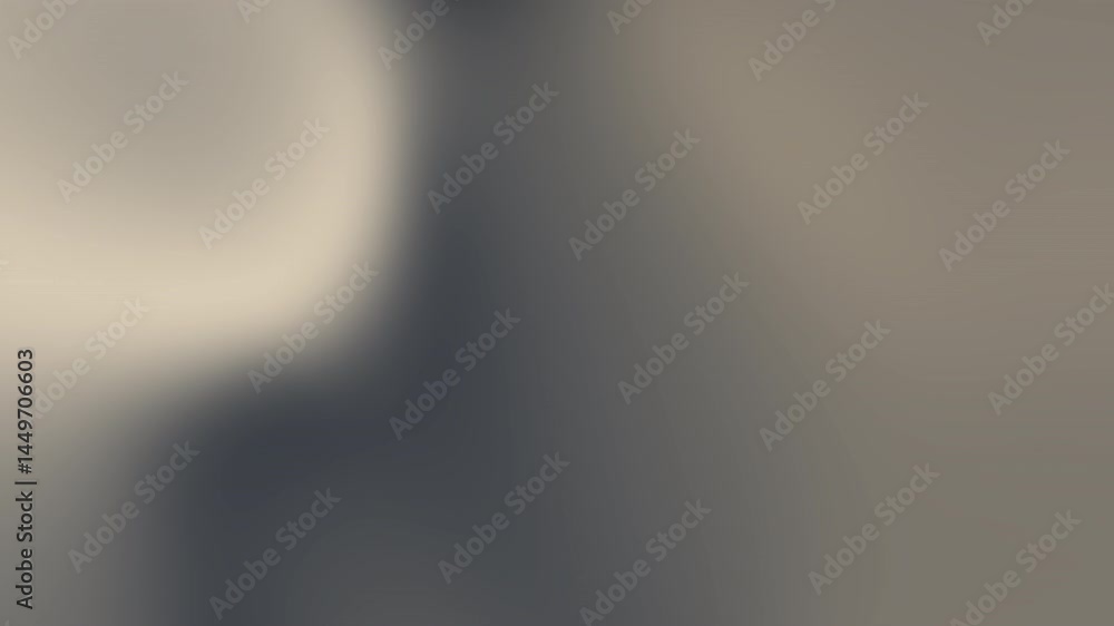 Poster an abstract, blurred background with soft gray and beige gradients blending together.