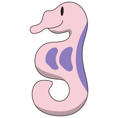 Cute Sea Animal Element