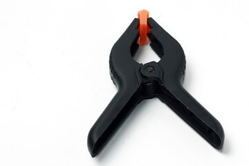 black plastic clamp