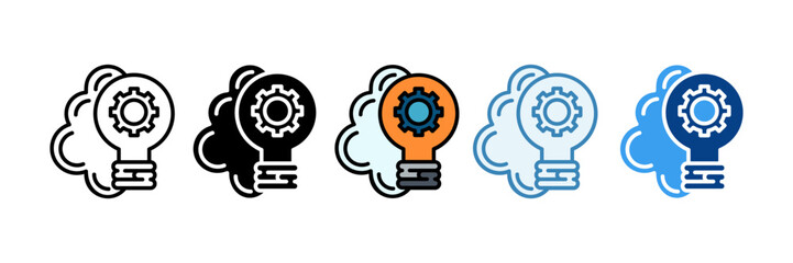 Idea  Icon Set Multiple Style Collection