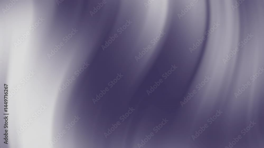 Poster smooth, flowing abstract background with soft purple and white gradients and gentle curved lines.
