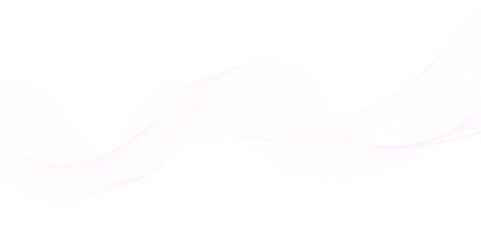 Abstract vector illustration featuring smooth wave lines on a transparent background. Suitable for technology, digital data, network communication, and modern design themes. Ideal for use in web inter