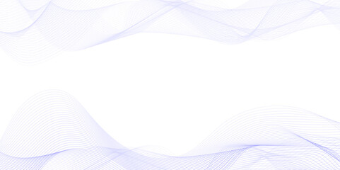 Abstract vector illustration featuring smooth wave lines on a transparent background. Suitable for technology, digital data, network communication, and modern design themes. Ideal for use in web inter