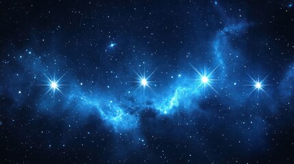 Cosmic Nebula, Stars, Space, Background, Design